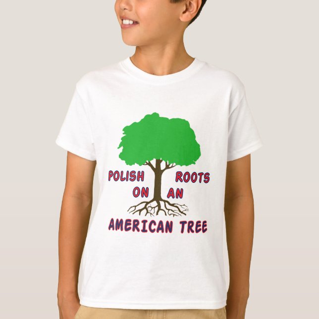 Polish American Roots T-Shirt (Front)