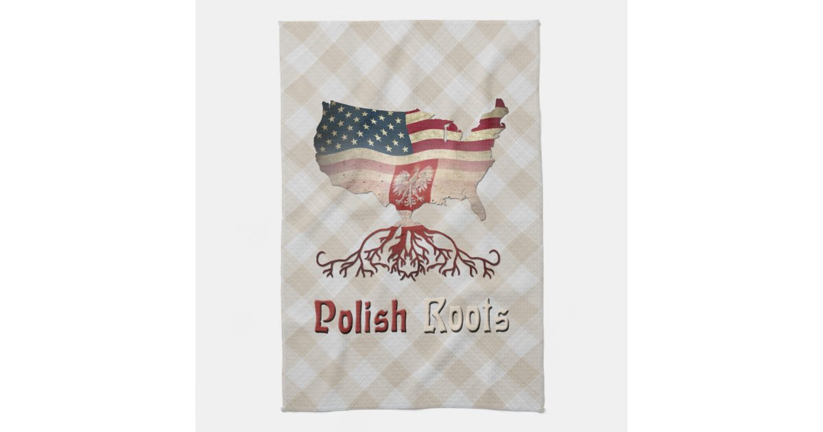 Polish American Roots Tea Towels Zazzle