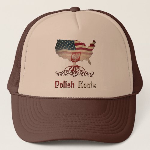 Polish American Roots Trucker Hat