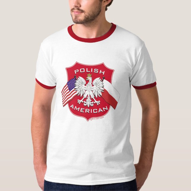 Polish American Shield T-Shirt (Front)