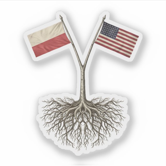 Polish - American Sticker (Front)