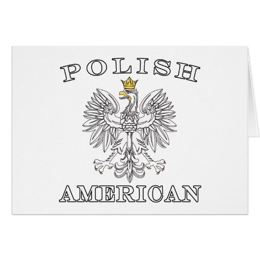 Polish American White Eagle (Front Horizontal)