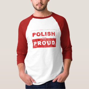 Polish and Proud Flag T-Shirt