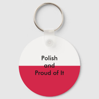Polish and Proud of It The MUSEUM Zazzle Keychain