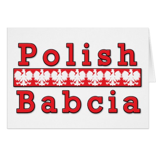 Polish Babcia Eagles Cards (Front Horizontal)