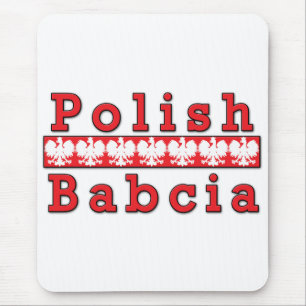 Polish Babcia Eagles Mouse Pad
