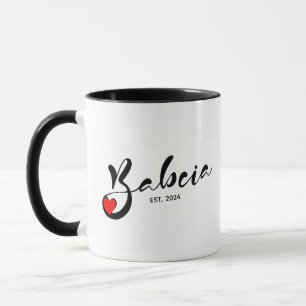 Polish Babcia Established Year - Grandmother Mug