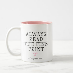 Polish Babcia Pregnancy Announcement Two-Tone Coffee Mug