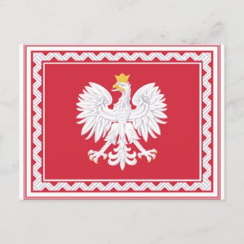 Polish Banner Post Cards by PolishPride at Zazzle