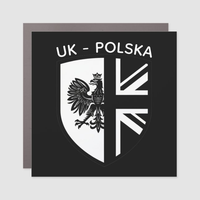 Polish - British Car Magnet (Front)
