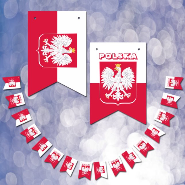 Polish bunting Flags, patriotic banners, Poland Flags (Creator Uploaded)