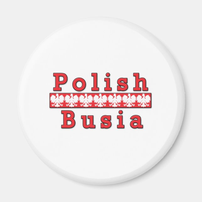 Polish Busia Eagles Magnet (Front)