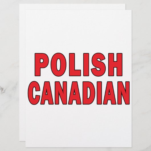 Polish Canadian (Front/Back)
