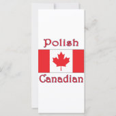 Polish Canadian Canada Flag (Front)