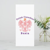 Polish Canadian Eagle Busia (Standing Front)