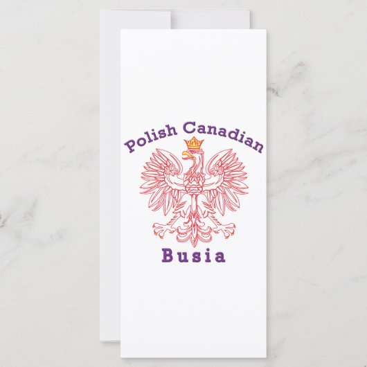 Polish Canadian Eagle Busia (Front)