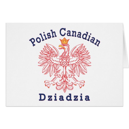 Polish Canadian Eagle Dziadzia (Front Horizontal)