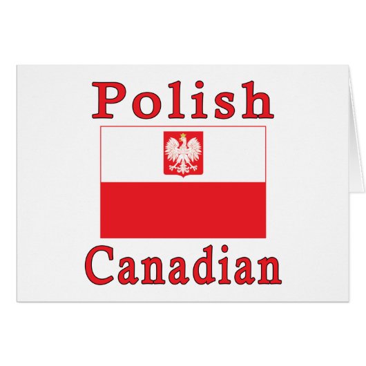 Polish Canadian Falcon Flag (Front Horizontal)