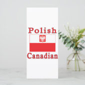 Polish Canadian Falcon Flag (Standing Front)
