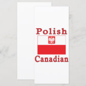 Polish Canadian Falcon Flag (Front/Back)