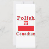 Polish Canadian Falcon Flag (Front)