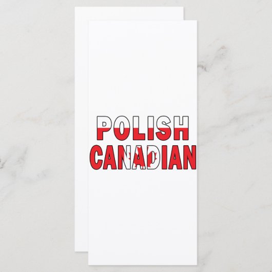 Polish Canadian Flag (Front/Back)