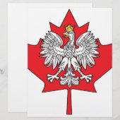 Polish Canadian Maple Leaf (Front/Back)