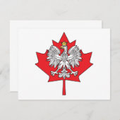 Polish Canadian Maple Leaf (Front/Back)