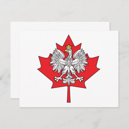 Polish Canadian Maple Leaf (Front/Back)