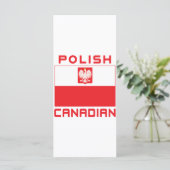 Polish Canadian Poland Falcon Flag (Standing Front)