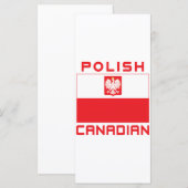 Polish Canadian Poland Falcon Flag (Front/Back)