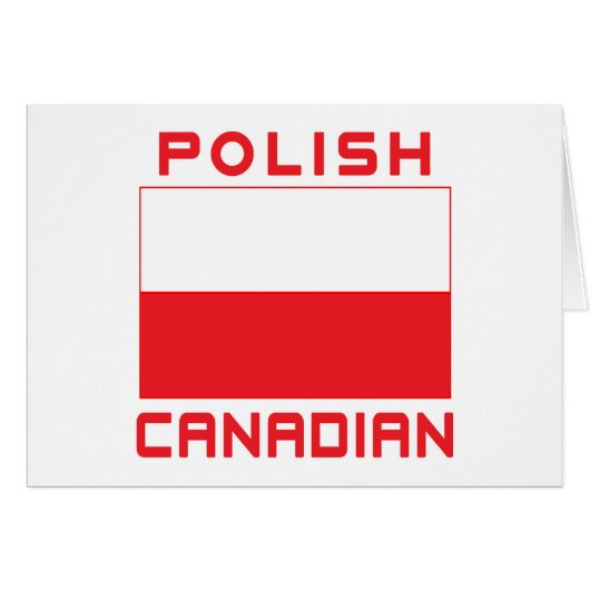 Polish Canadian Poland Flag (Front Horizontal)
