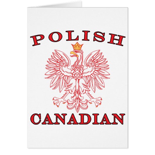 Polish Canadian Red Eagle Cards (Front)