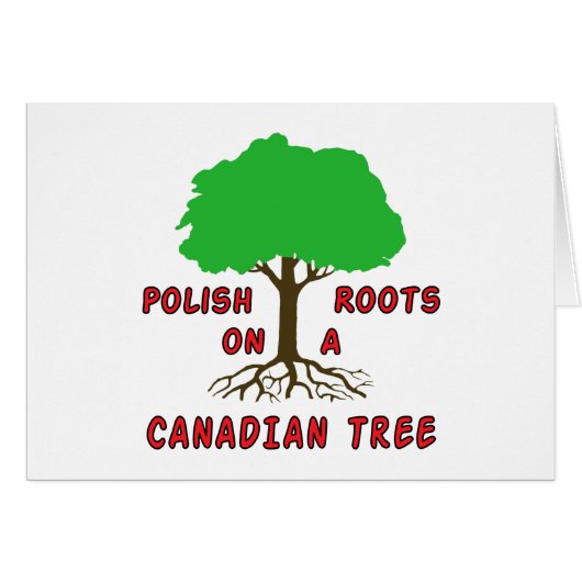 Polish Canadian Roots Cards (Front Horizontal)