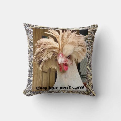 polish chicken coop hair dont care straw pillow