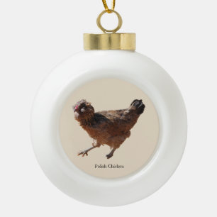 Polish Chicken ornament