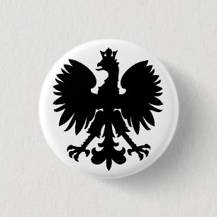 Polish Coat of Arms Eagle Button