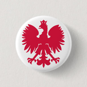 Polish Coat of Arms Eagle Button