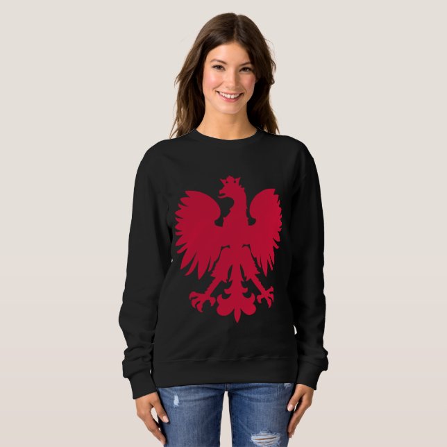 Polish Coat of Arms Eagle Sweatshirt (Front Full)