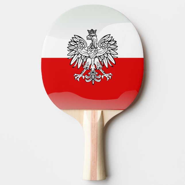 Polish Coat of arms Ping-Pong Paddle (Front)