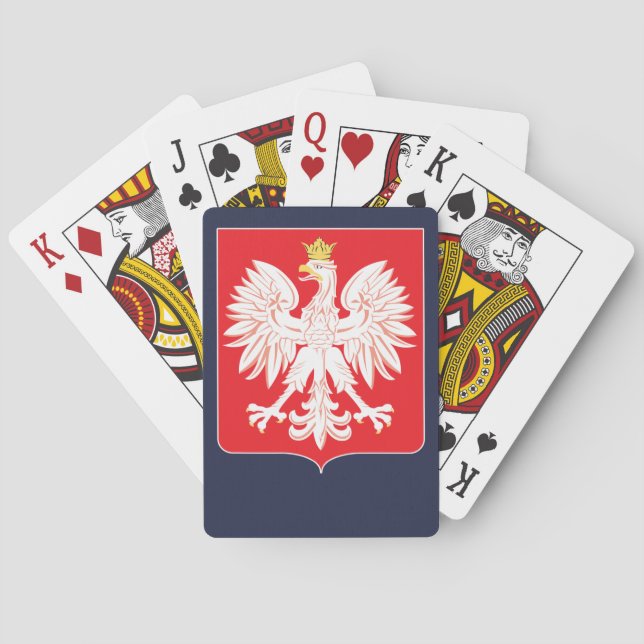 Polish Coat Of Arms Poker Cards (Back)