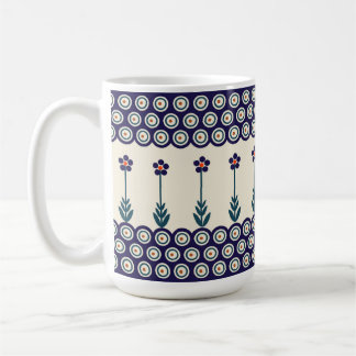 Polish design of traditional ceramics coffee mug