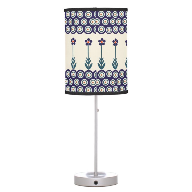 Polish design of traditional ceramics table lamp (Back)