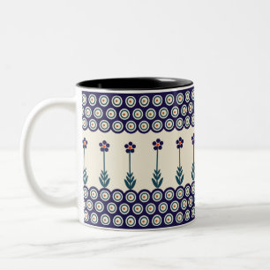 Polish design of traditional ceramics Two-Tone coffee mug