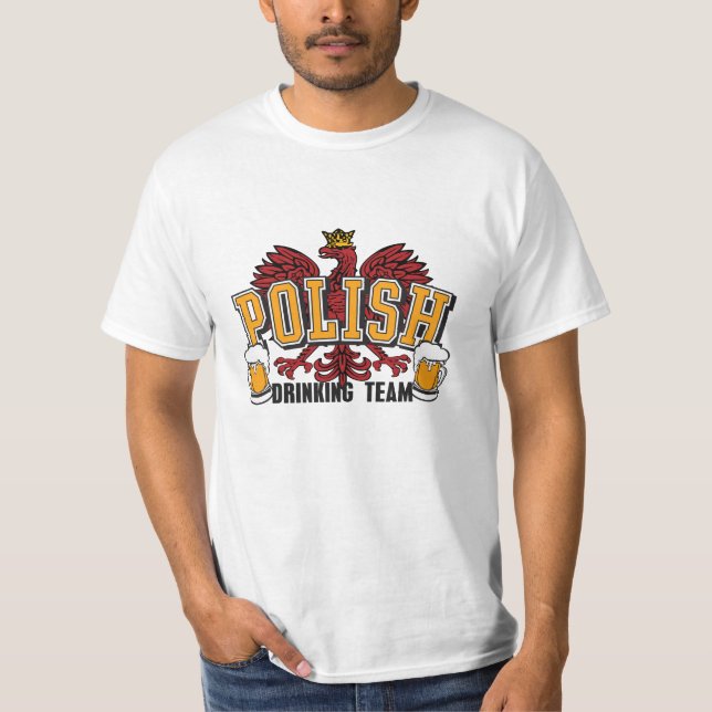 Polish Drinking T-Shirt (Front)