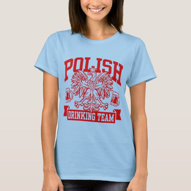 Polish Drinking Team T-Shirt (Front)