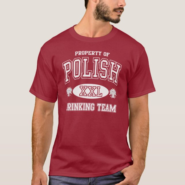 Polish Drinking Team T-Shirt (Front)