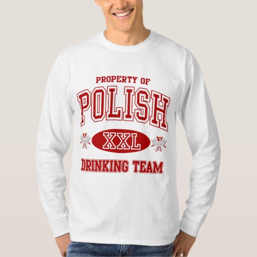 Polish Drinking Team T_Shirt