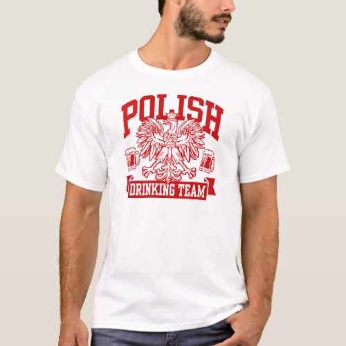 Polish Drinking Team T_Shirt