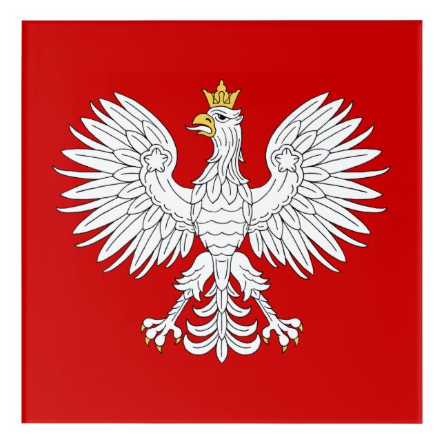 Polish Eagle Acrylic Print (Front)